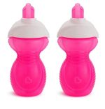 Munchkin Flip Straw Cup 9oz - Spill-Proof Toddler Sippy Cup for Travel