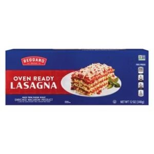 Oven Ready Lasagna Noodles -No-Boil Pasta Sheets for Easy Homemade Lasagna