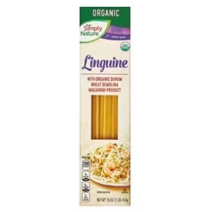 Organic Linguine Pasta -1 lb of Artisan Noodles for Healthy Italian Meals
