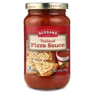 Traditional Pizza Sauce – Authentic Italian Flavor for Homemade Pizzas, 14 oz Jar
