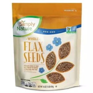 Brown Whole Flax Seed – 16 oz Nutrient-Rich Seeds for Heart & Digestive Health