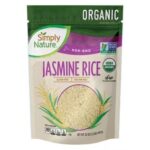 Organic Jasmine Rice - Aromatic Long-Grain Rice for Healthy Cooking, 32 oz Bag