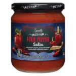Four Pepper Salsa – Bold Restaurant-Style Dip with Spicy Flavor, 16 oz