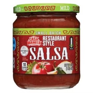 Restaurant Style Salsa – Authentic 16 oz Jar for Dipping and Topping Delight
