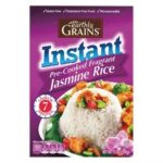 Instant Jasmine Rice - Quick-Cook 12 oz Pouch for Fast, Fluffy Meals