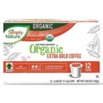 Coffee Pods - Fair Trade Organic Medium Roast, Extra Bold, 12 Count Pack
