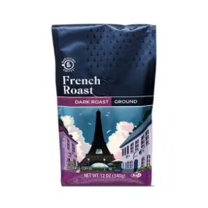 French Dark Roast Ground Coffee - Bold Flavor, Rich Aroma, Perfect Morning Brew