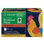 Decaf Coffee Pods – Fair Trade Medium Roast for Smooth Breakfast Brew