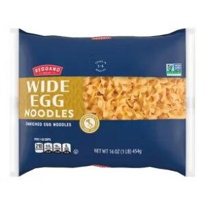 Wide Egg Noodles - 16 oz Traditional Pasta for Hearty Soups & Casseroles
