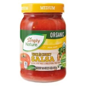 Organic Salsa – Medium Heat, 16 oz Jar – Fresh & Healthy Dip for Snacking